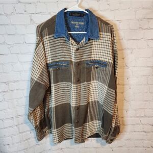 Men's Friday Club by NRK heavy button-down sweater, size XXL